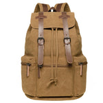 KAUKKO Vintage Canvas Backpack-Large Capacity, Multi-Functional Durable Outdoor Rucksack, 21.4L - kaukko