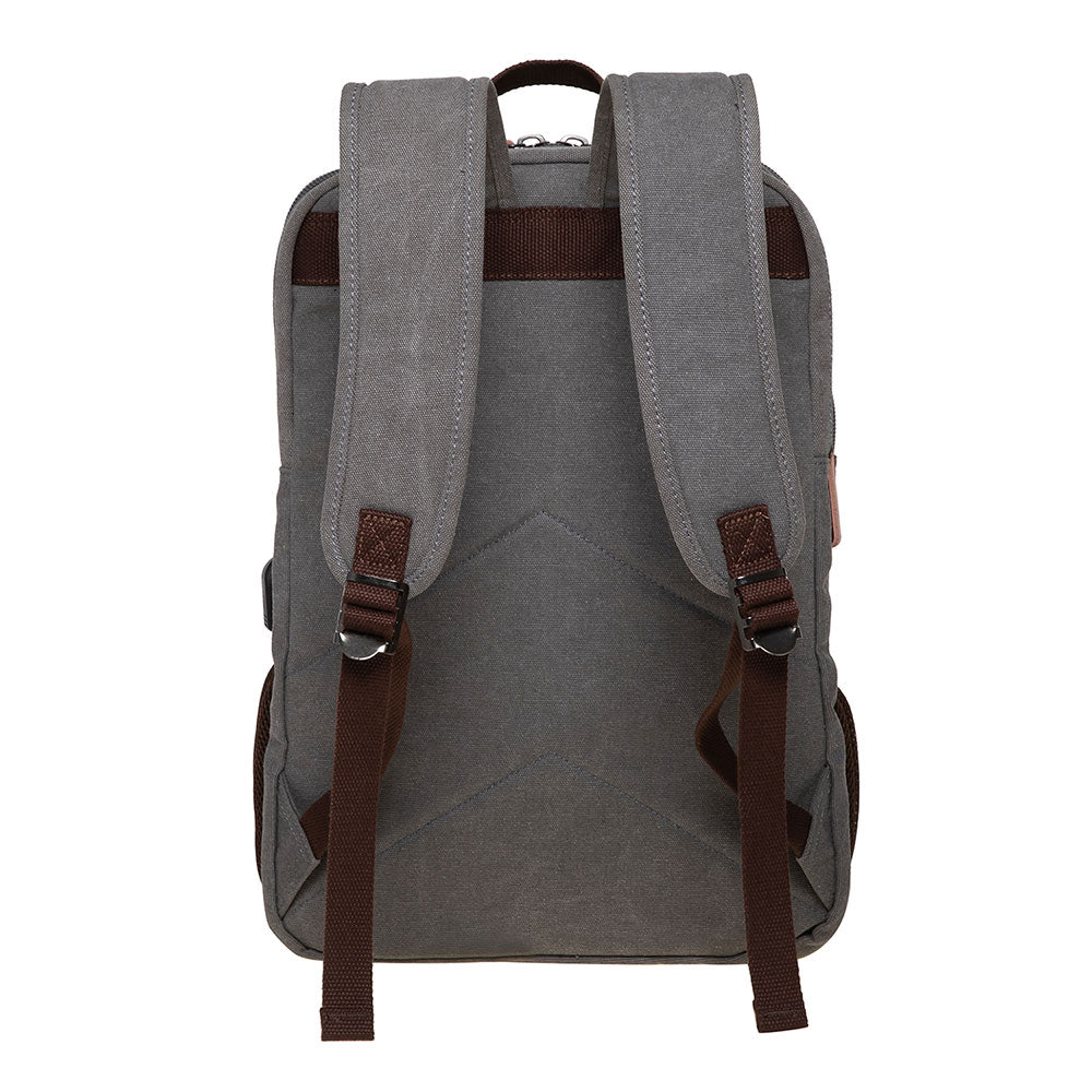 KAUKKO Vintage Canvas Backpack - Large Capacity,Multi-Functional Durable Outdoor Rucksack KF19, 16.2L - kaukko