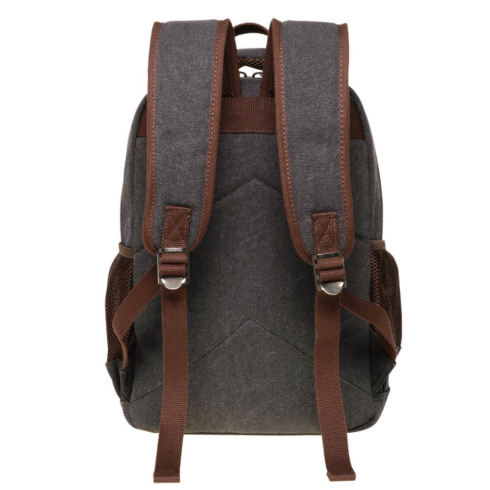 KAUKKO Vintage Canvas Backpack - Large Capacity,Multi-Functional Durable Outdoor Rucksack KS28, 24.3L - kaukko