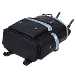 KAUKKO Vintage Casual Canvas and Leather Rucksack Retro Backpack for School Work Travel Hiking - kaukko