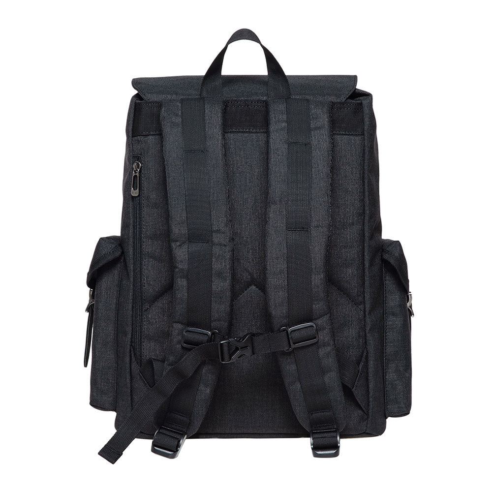 KAUKKO Vintage Casual Canvas and Leather Rucksack Retro Backpack for School Work Travel Hiking - kaukko