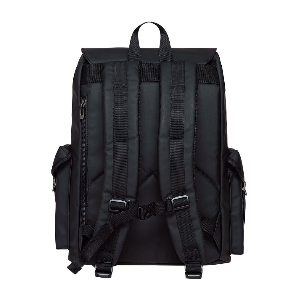 KAUKKO Vintage Casual Canvas and Leather Rucksack Retro Backpack for School Work Travel Hiking - kaukko