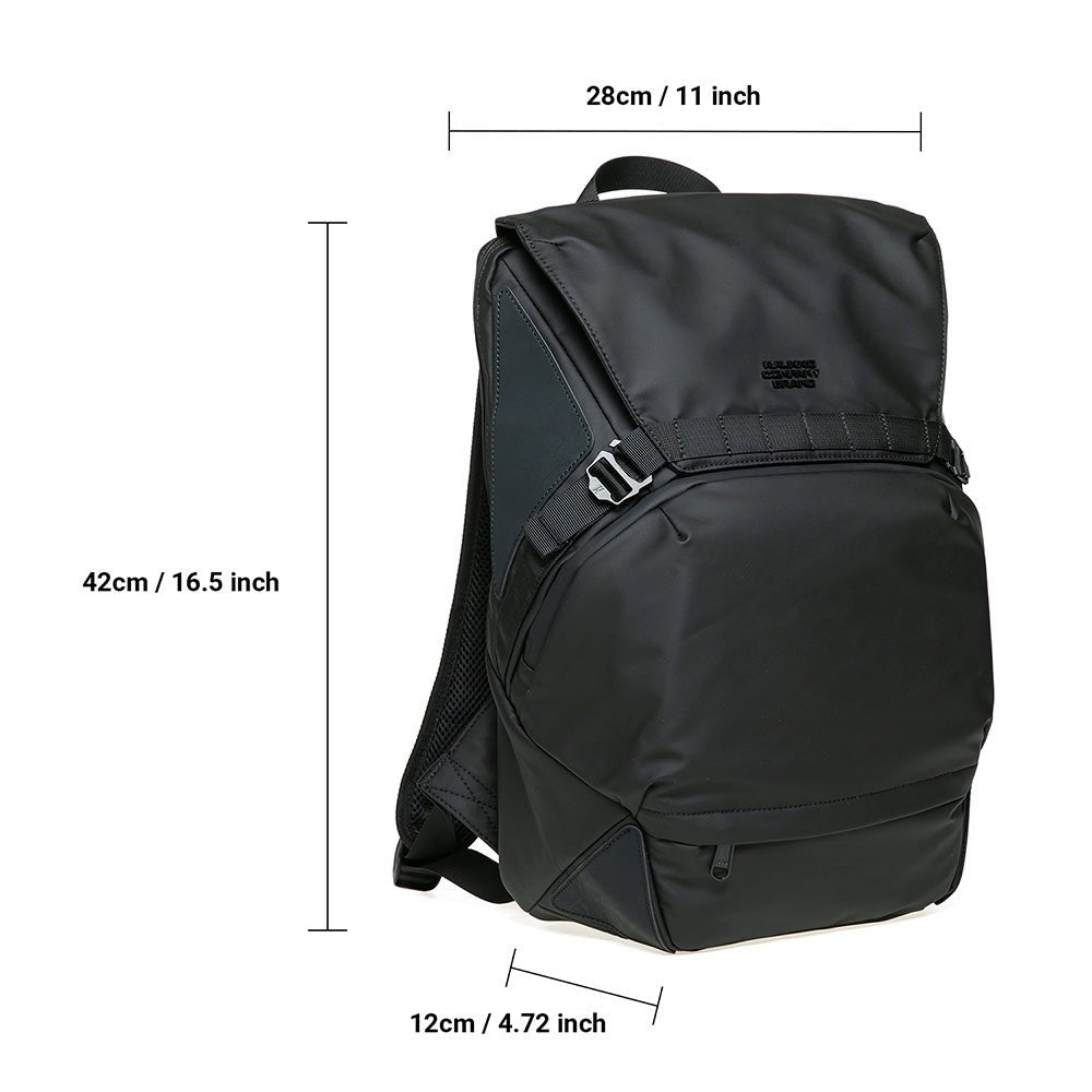 KAUKKO Vintage Casual polyster and Leather Rucksack Backpack - kaukko