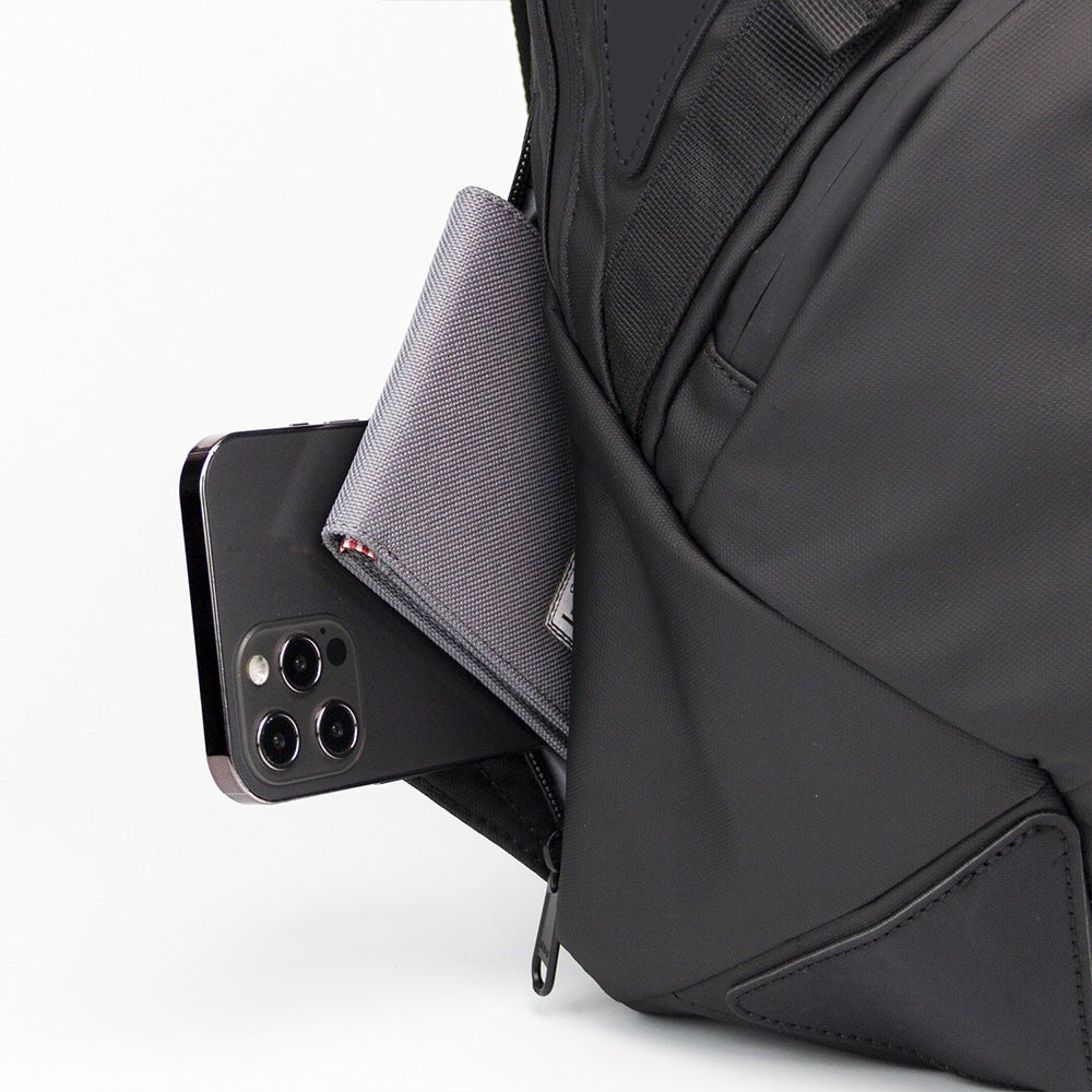 KAUKKO Vintage Casual polyster and Leather Rucksack Backpack - kaukko