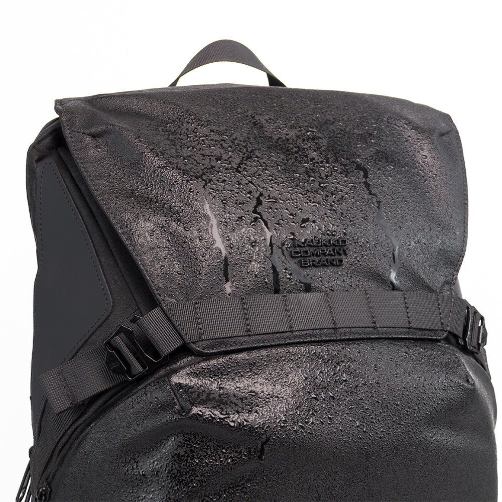 KAUKKO Vintage Casual polyster and Leather Rucksack Backpack - kaukko