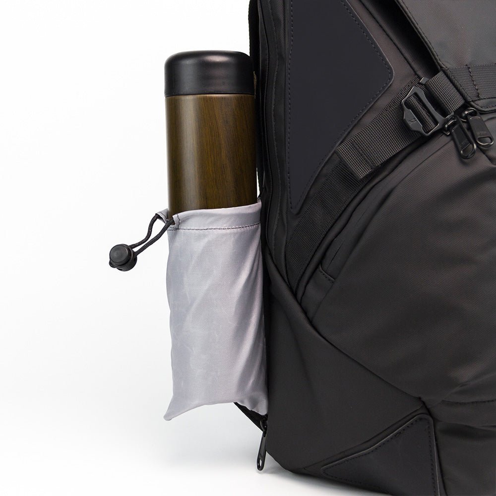 KAUKKO Vintage Casual polyster and Leather Rucksack Backpack - kaukko