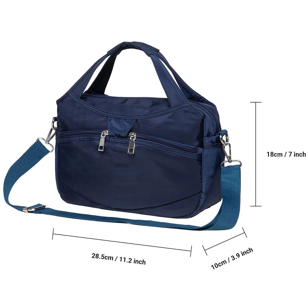 KAUKKO Waterproof Lightweight Shoulder Bag with Multiple Compartments - Women's Tote Bag - kaukko