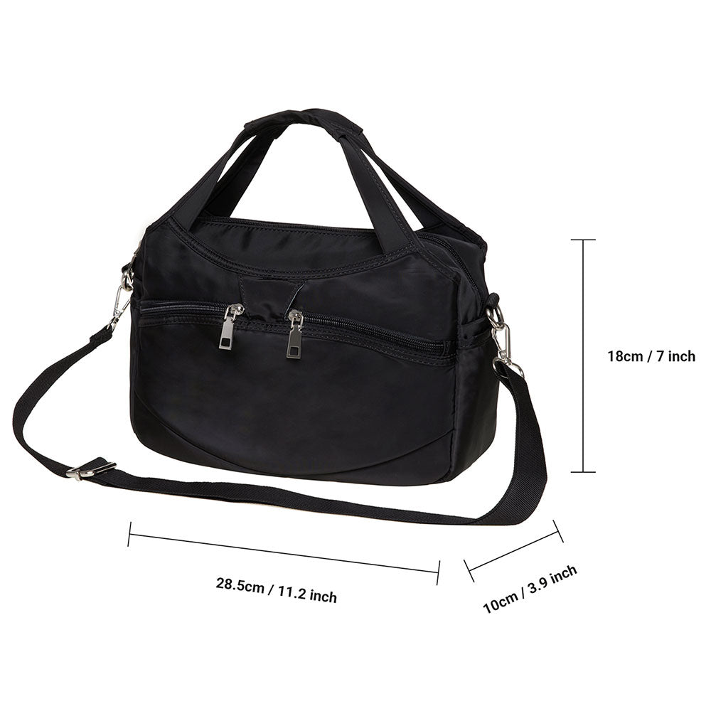 KAUKKO Waterproof Lightweight Shoulder Bag with Multiple Compartments - Women's Tote Bag - kaukko