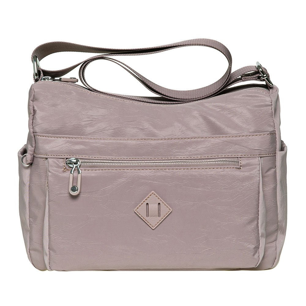 KAUKKO Women Crossbody Bag Handbag Lightweight Shoulder Purse Nylon Multi Pocket Crossbody Bag Ladies Travel Handbag - kaukko