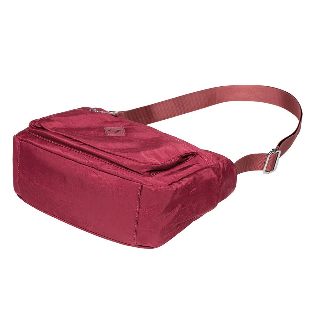 KAUKKO Women Crossbody Bag Handbag Lightweight Shoulder Purse Nylon Multi Pocket Crossbody Bag Ladies Travel Handbag - kaukko