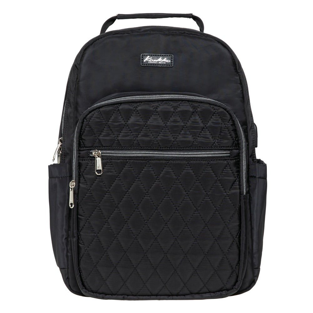 KAUKKO Women Laptop Backpacks for 14" Notebook Casual Computer Bag Stylish Pattern Daypack for Work Travel Business - kaukko