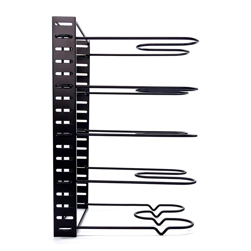 Kitchen Counter and Cabinet Pan Organizer Shelf Rack - kaukko