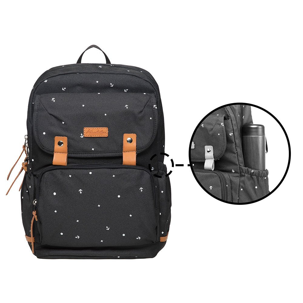 Laptop College Backpack for Teen Girls, Casual Daypack Fits 15.6" Laptop by KAUKKO (09-BLACK) - kaukko