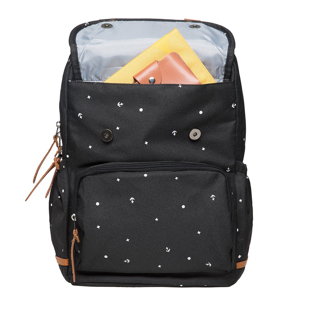 Laptop College Backpack for Teen Girls, Casual Daypack Fits 15.6" Laptop by KAUKKO (09-BLACK) - kaukko