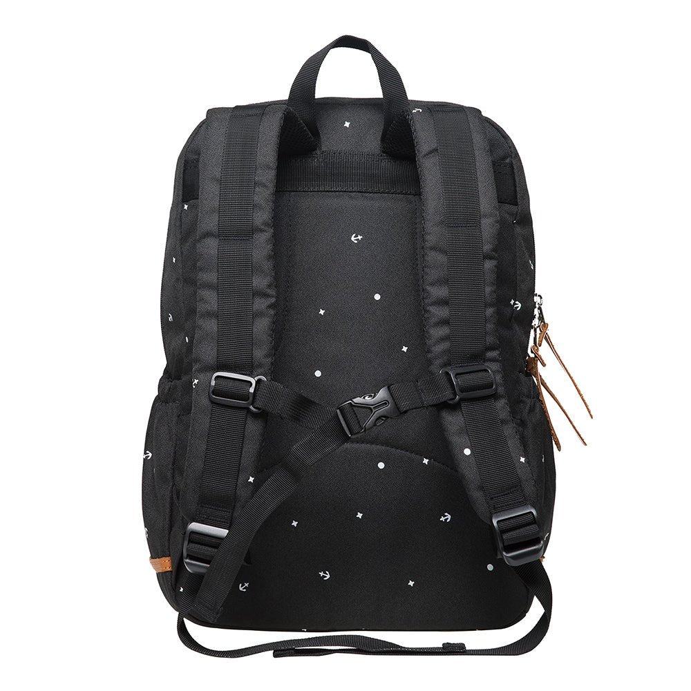 Laptop College Backpack for Teen Girls, Casual Daypack Fits 15.6" Laptop by KAUKKO (09-BLACK) - kaukko