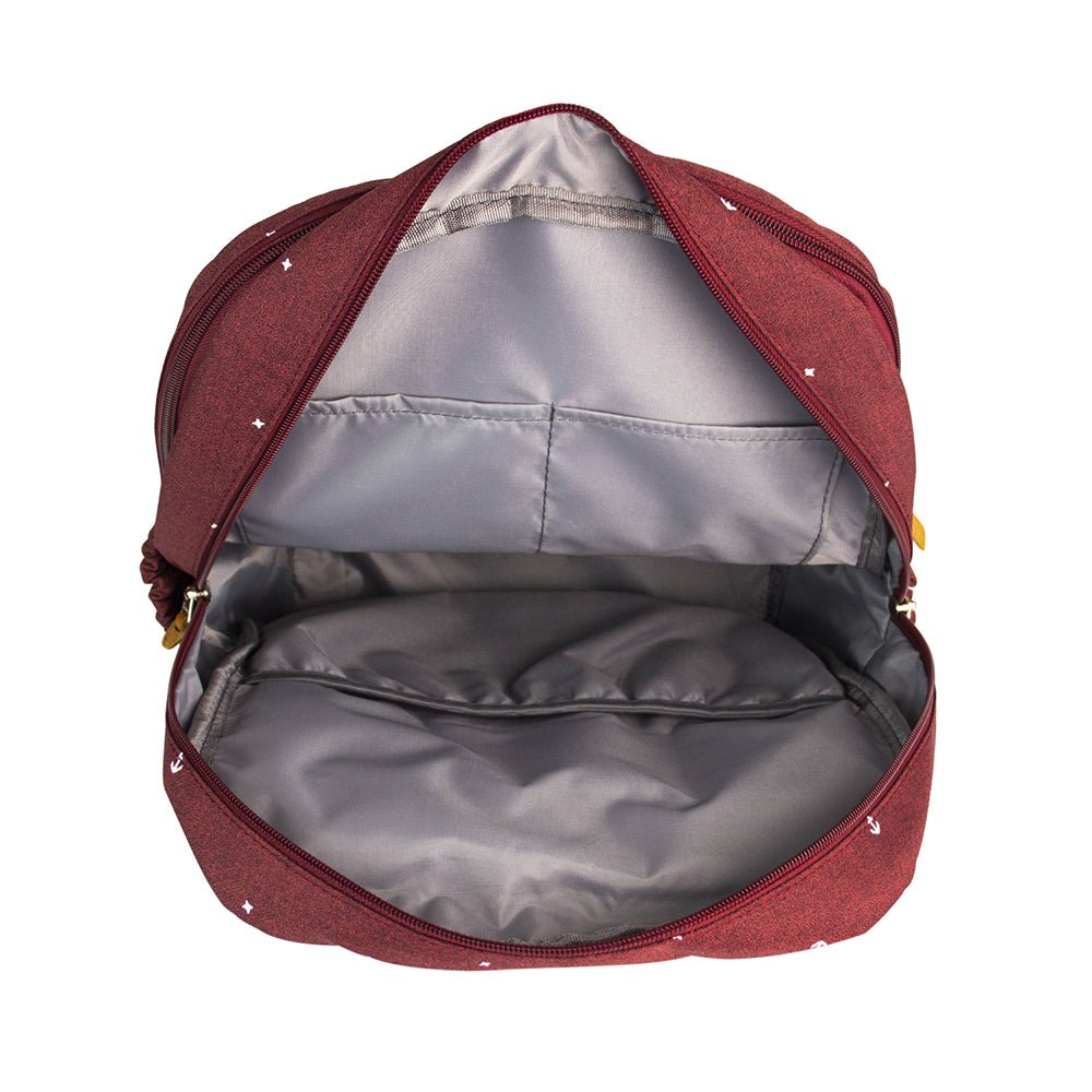 Laptop College Backpack for Teen Girls, Casual Daypack Fits 15.6" Laptop by KAUKKO (09-RED) - kaukko