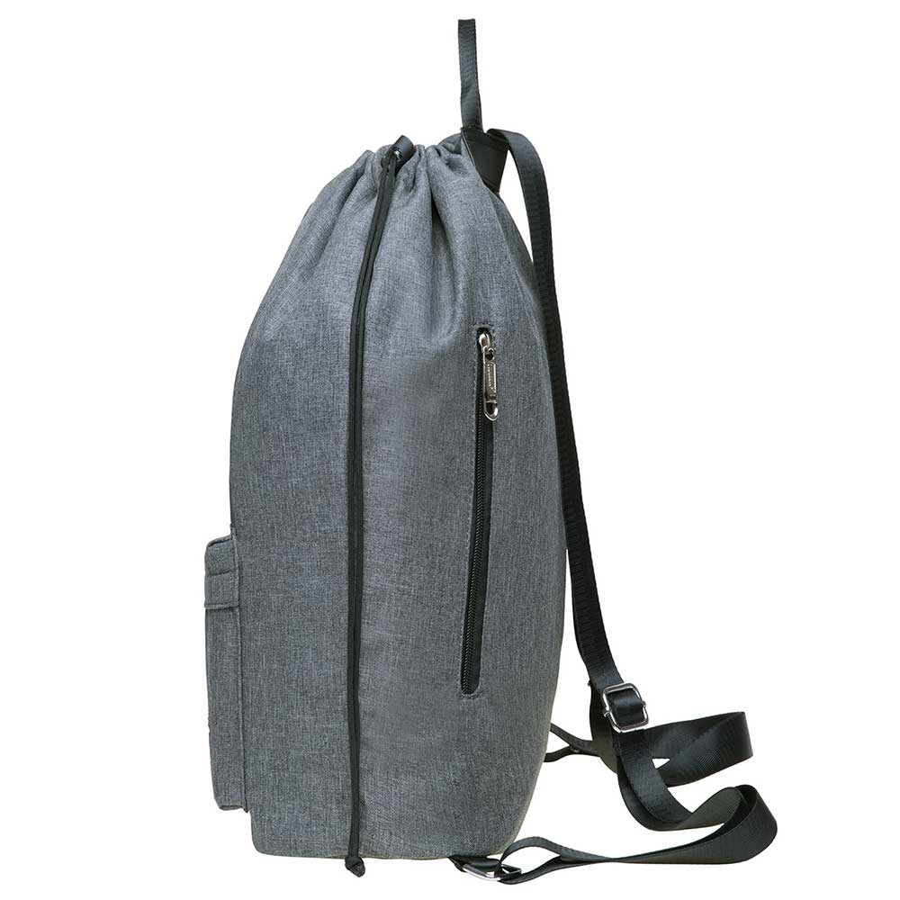 New Drawstring Canvas Bag Sports Bag Backpack Oxfor by KAUKKO - kaukko