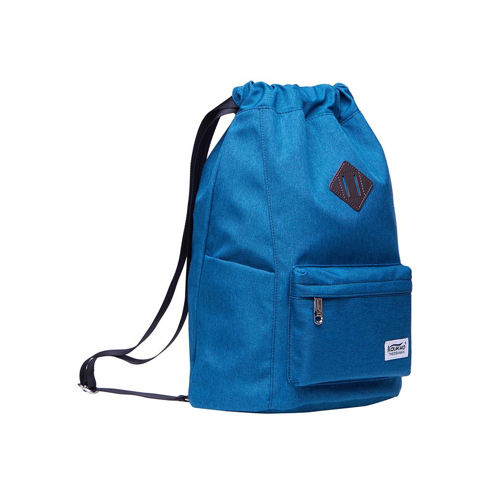Oxford fabric Drawstring Sports Backpack ( blue ) - kaukko