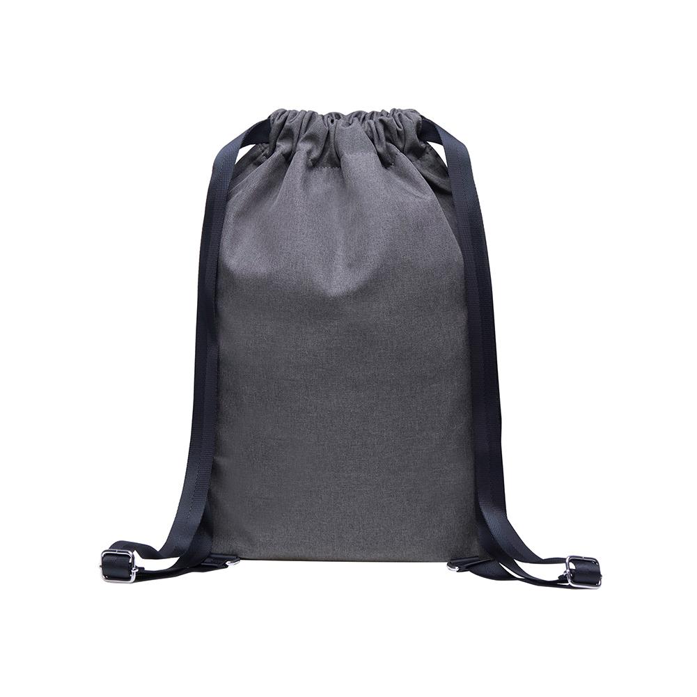 Oxford fabric Drawstring Sports Backpack ( dark grey ) - kaukko