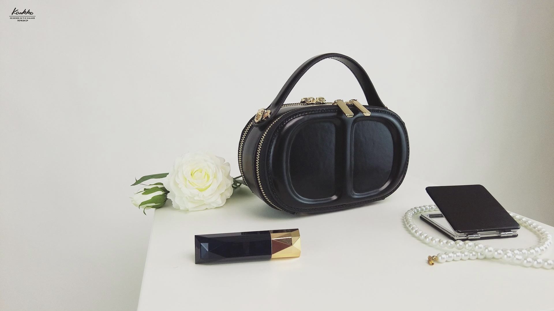 KAUKKO Versatile Handbag Stylish Genuine Leather Crossbody Bag Designed for Women