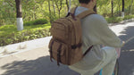 KAUKKO Backpack for daily use, ( KS20-2BLACK/18.5L ）