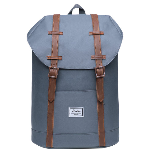 KAUKKO Travel Casual Backpack Laptop Daypack, EP6-7 ( Grey / 14L ) - kaukko
