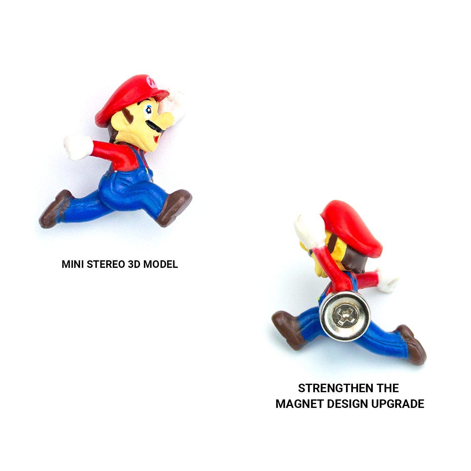 Refrigerator Magnets 14 Pcs Mario Fridge Magnets Set, for Office /Calendar /Whiteboard /Kitchen Kit