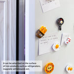 Refrigerator Magnets 13pcs Food Theme for Food Lover, Cute and Funny, 13pcs-Set
