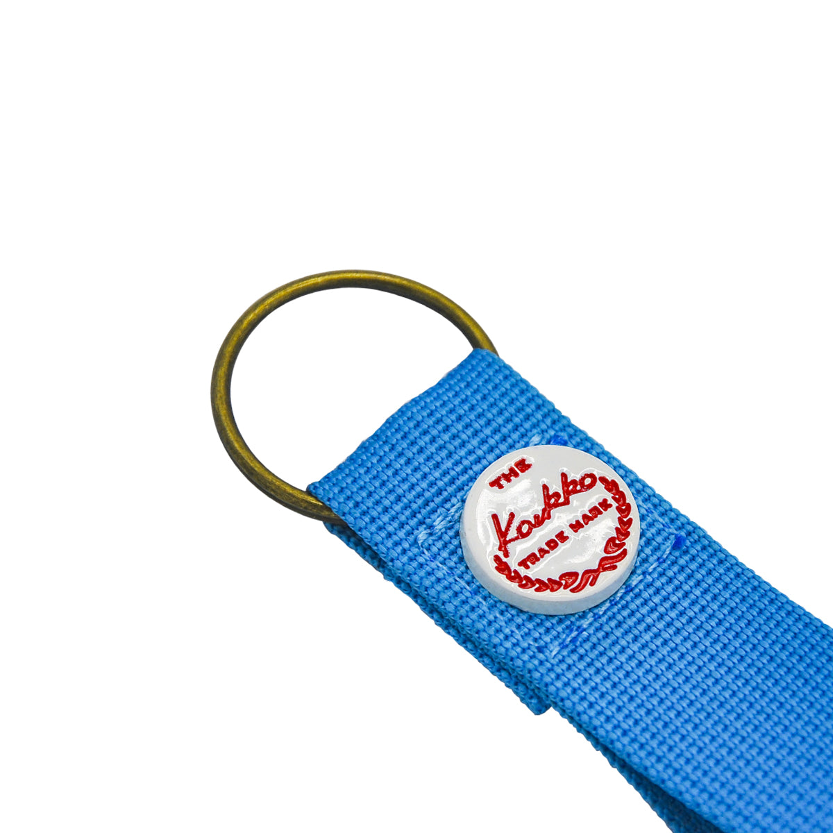 KAUKKO Simplicity nylon keychain and 9.5cm solid color keychain
