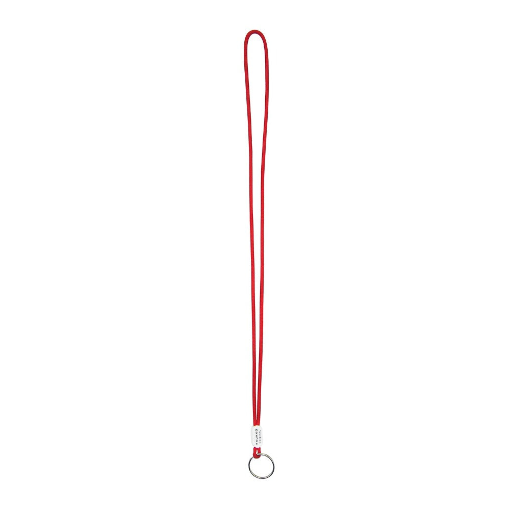 KAUKKO Unisex Lanyard Short Keyring Key Chain, robust and practical (02-Red)
