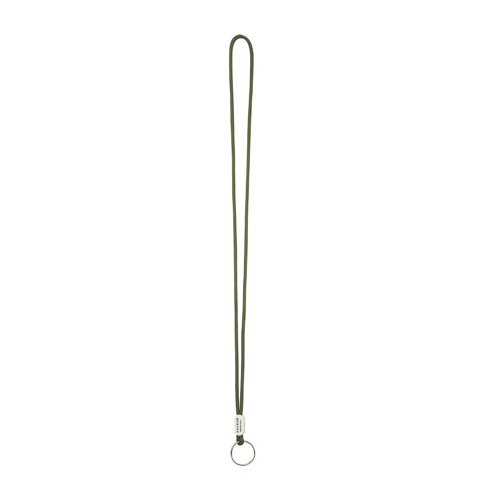 KAUKKO Unisex Lanyard Short Keyring Key Chain, robust and practical (02-Green)