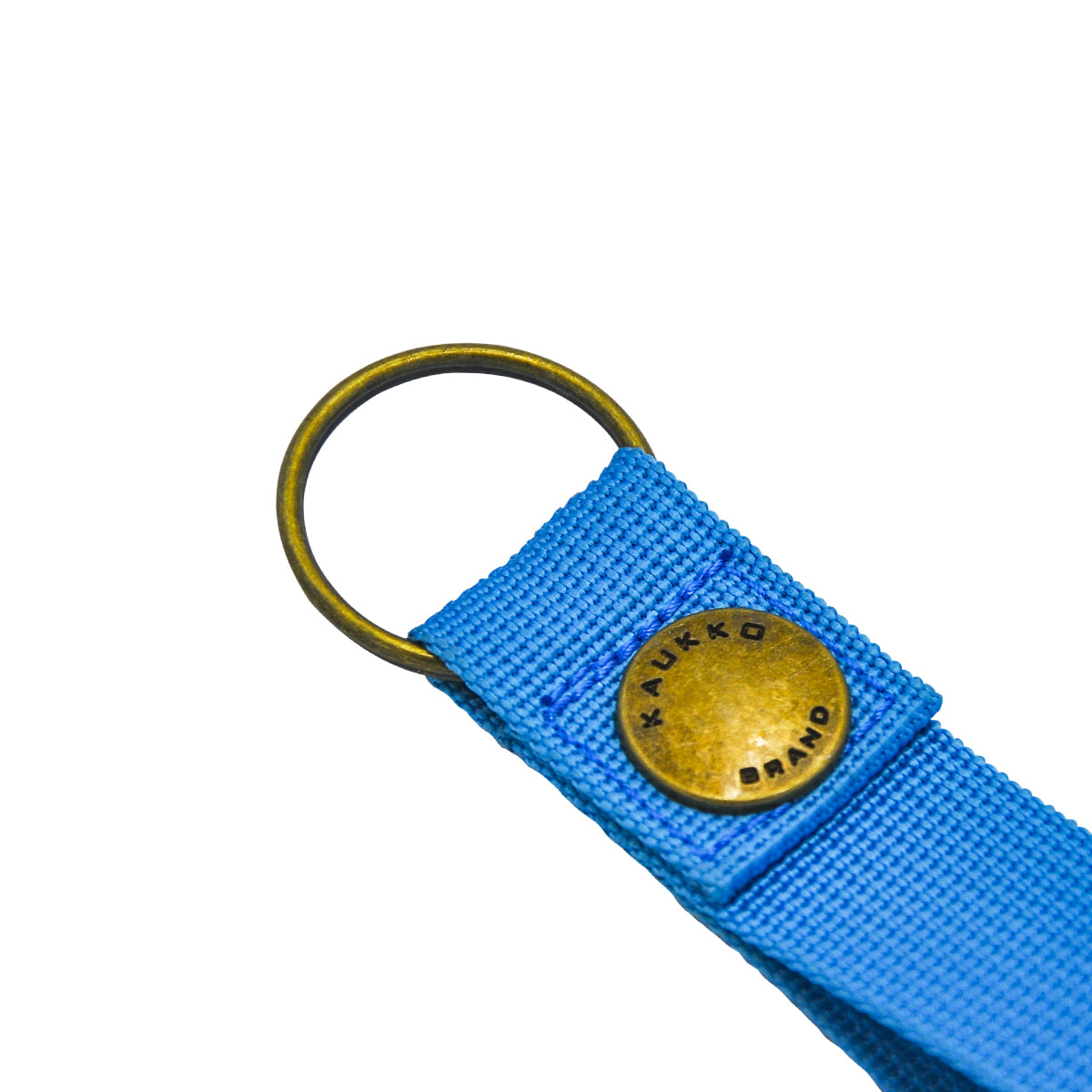 KAUKKO Simplicity nylon keychain and 9.5cm solid color keychain