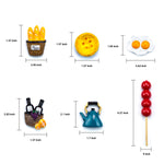 Refrigerator Magnets 13pcs Food Theme for Food Lover, Cute and Funny, 13pcs-Set