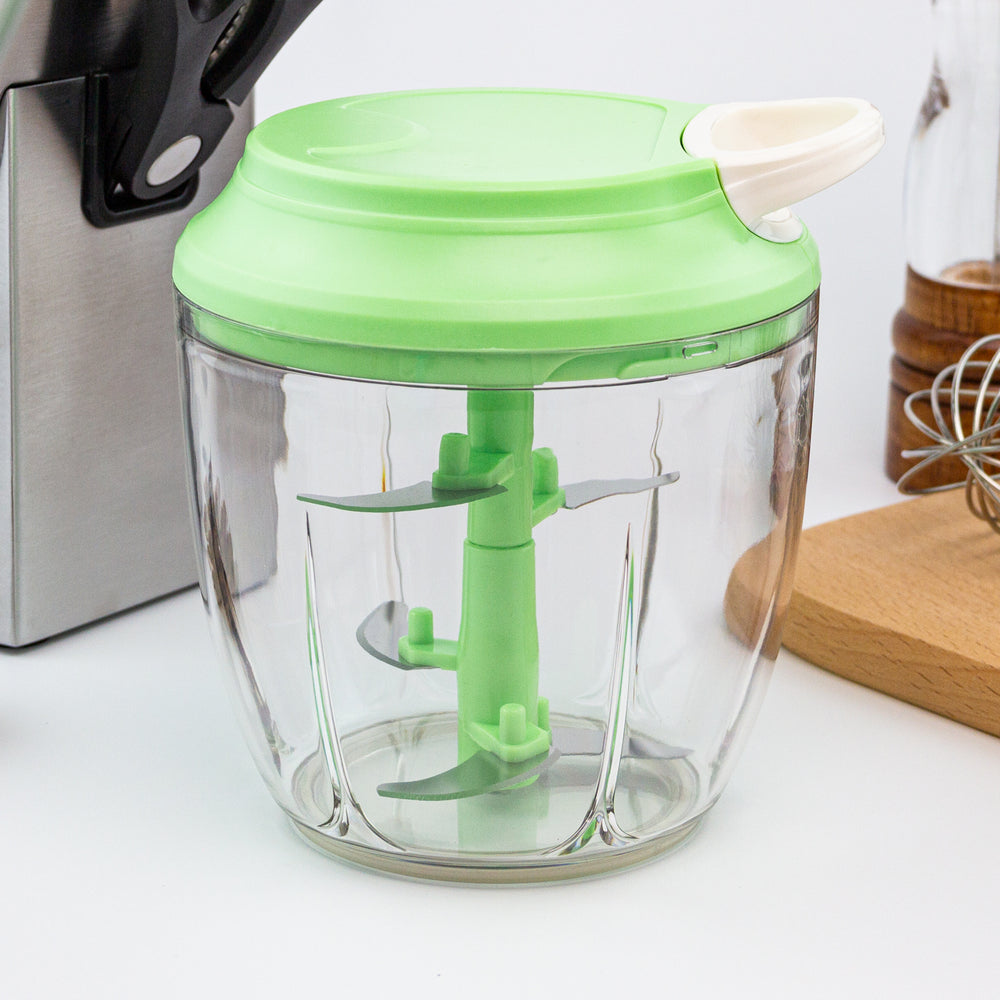 Manual Garlic Chopper, Kitchen Chopper Masher Hand Food Processor Mini Garlic Press
