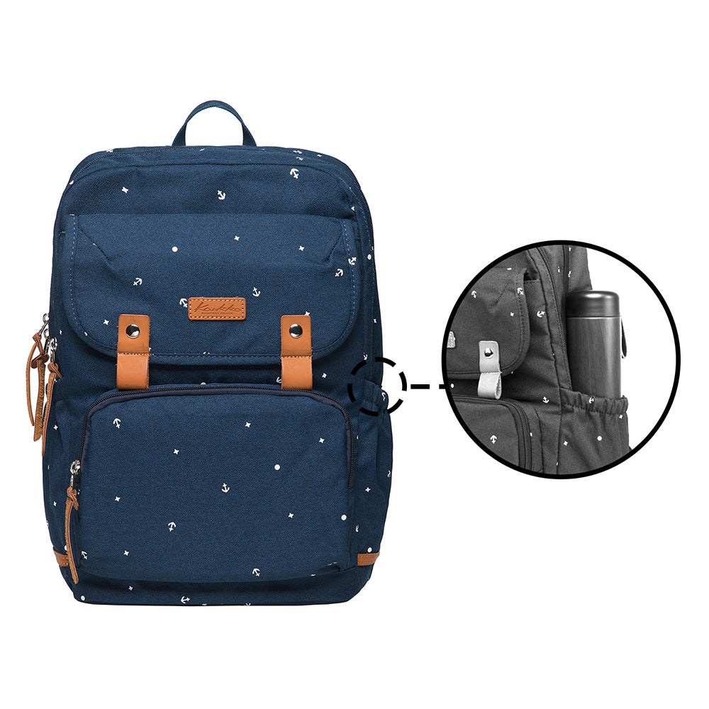 Laptop College Backpack for Teen Girls, Casual Daypack Fits 15.6" Laptop by KAUKKO (09-BLUE)