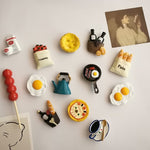 Refrigerator Magnets 13pcs Food Theme for Food Lover, Cute and Funny, 13pcs-Set