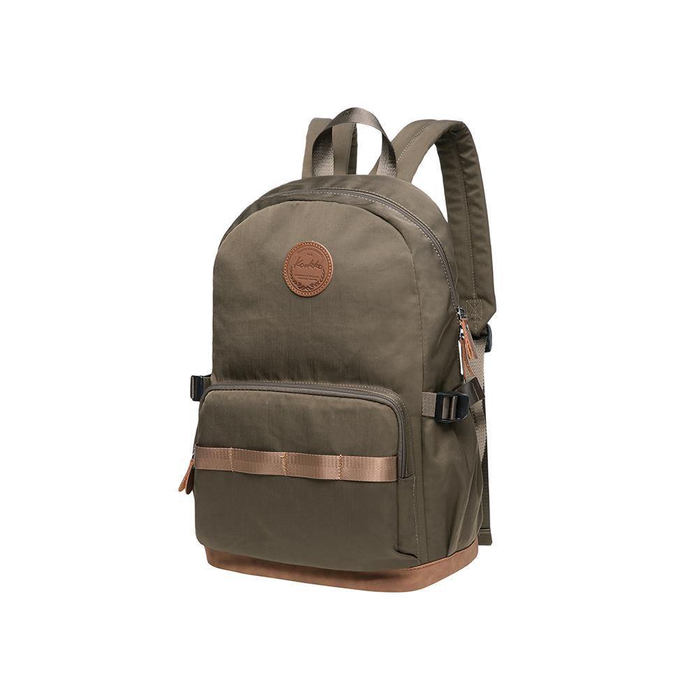 KAUKKO Stylish College School Backpack Travel Nice Rucksack, K1005-2 ( Army Green /17.6L ) - kaukko