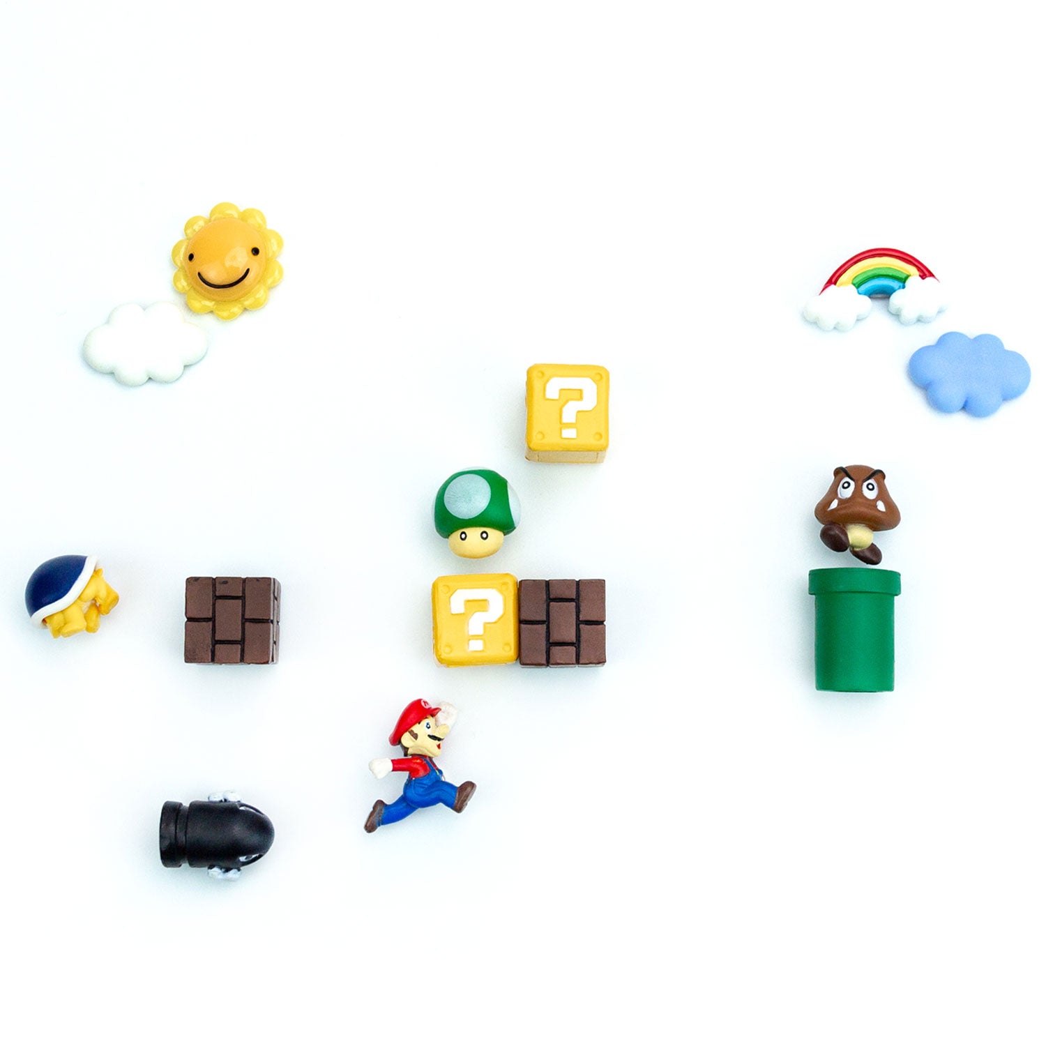Refrigerator Magnets 14 Pcs Mario Fridge Magnets Set, for Office /Calendar /Whiteboard /Kitchen Kit