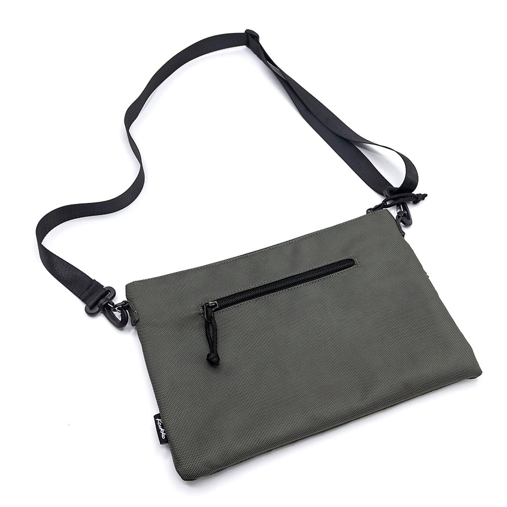 KAUKKO Ultra Slim Shoulder bag Messenger Bag, Pouch Bag, Durable Water-Resistant