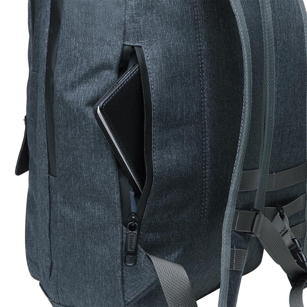 KAUKKO Ultra Slim Laptop Backpack, KB01 ( Dark Grey / 19L ) - kaukko
