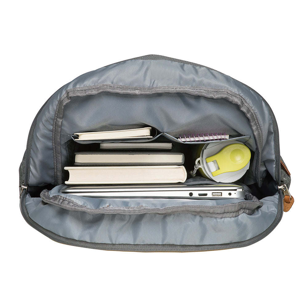 Laptop College Backpack for Teen Girls, Casual Daypack Fits 15.6" Laptop by KAUKKO (09-GREY)