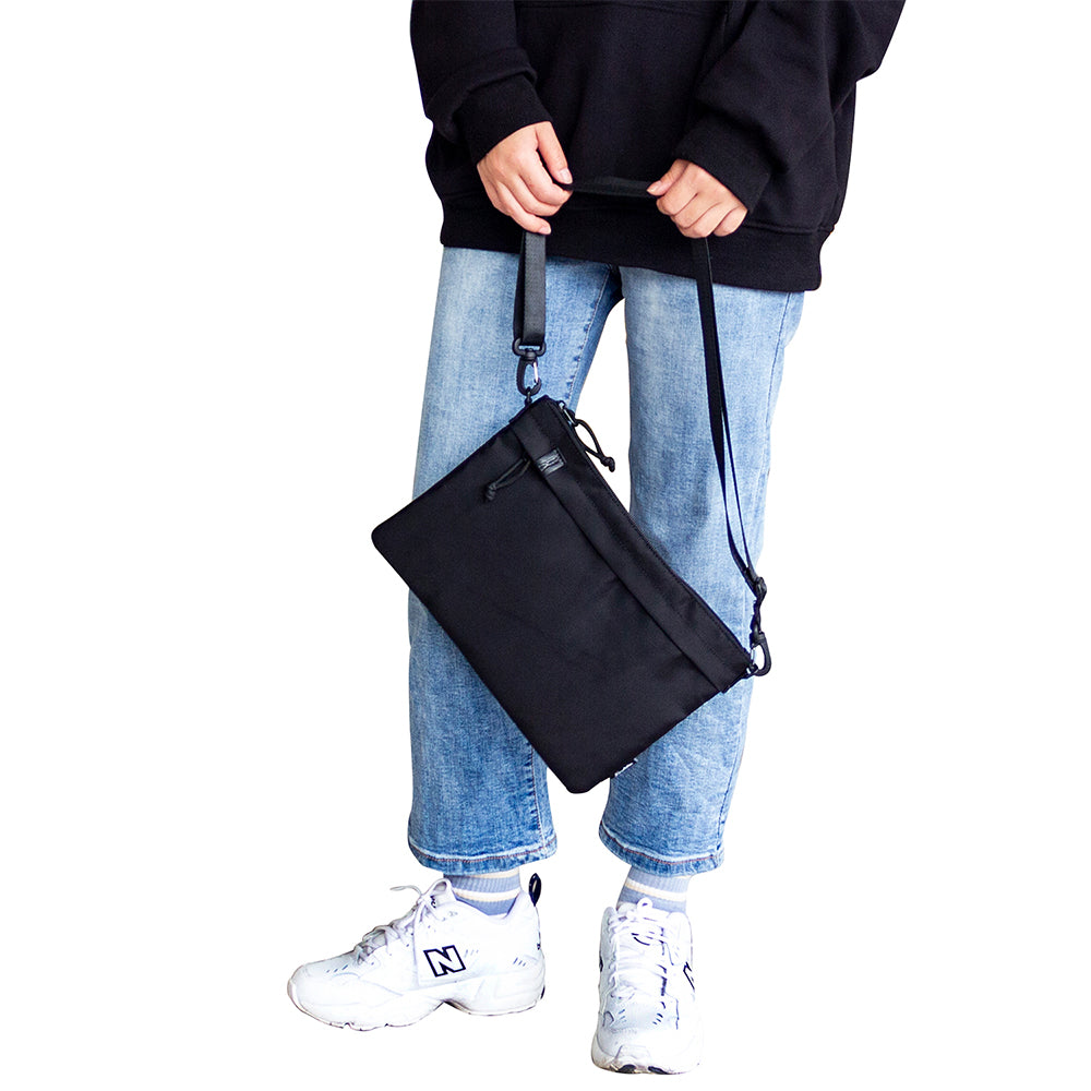 KAUKKO Ultra Slim Shoulder bag Messenger Bag, Pouch Bag, Durable Water-Resistant