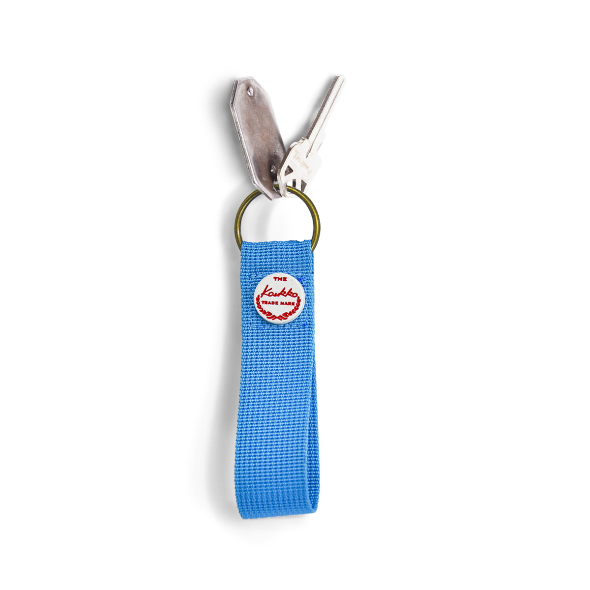 KAUKKO Simplicity nylon keychain and 9.5cm solid color keychain