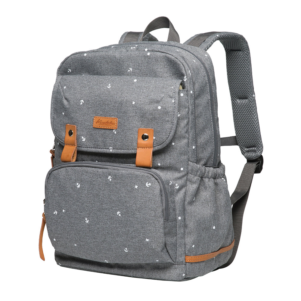 Laptop College Backpack for Teen Girls, Casual Daypack Fits 15.6" Laptop by KAUKKO (09-GREY)