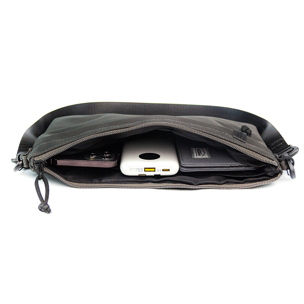 KAUKKO Ultra Slim Shoulder bag Messenger Bag, Pouch Bag, Durable Water-Resistant