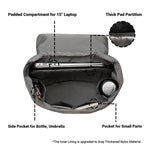 KAUKKO Travel Casual Backpack Laptop Daypack, EP6-7 ( Grey / 14L ) - kaukko