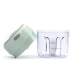 Electric Mini Garlic Chopper Wireless Portable Gadget for Onions Salad Pepper Nuts ( 100ml + 250ml ) - kaukko