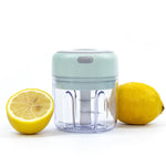 Electric Mini Garlic Chopper Wireless Portable Gadget for Onions Salad Pepper Nuts ( 100ml + 250ml ) - kaukko