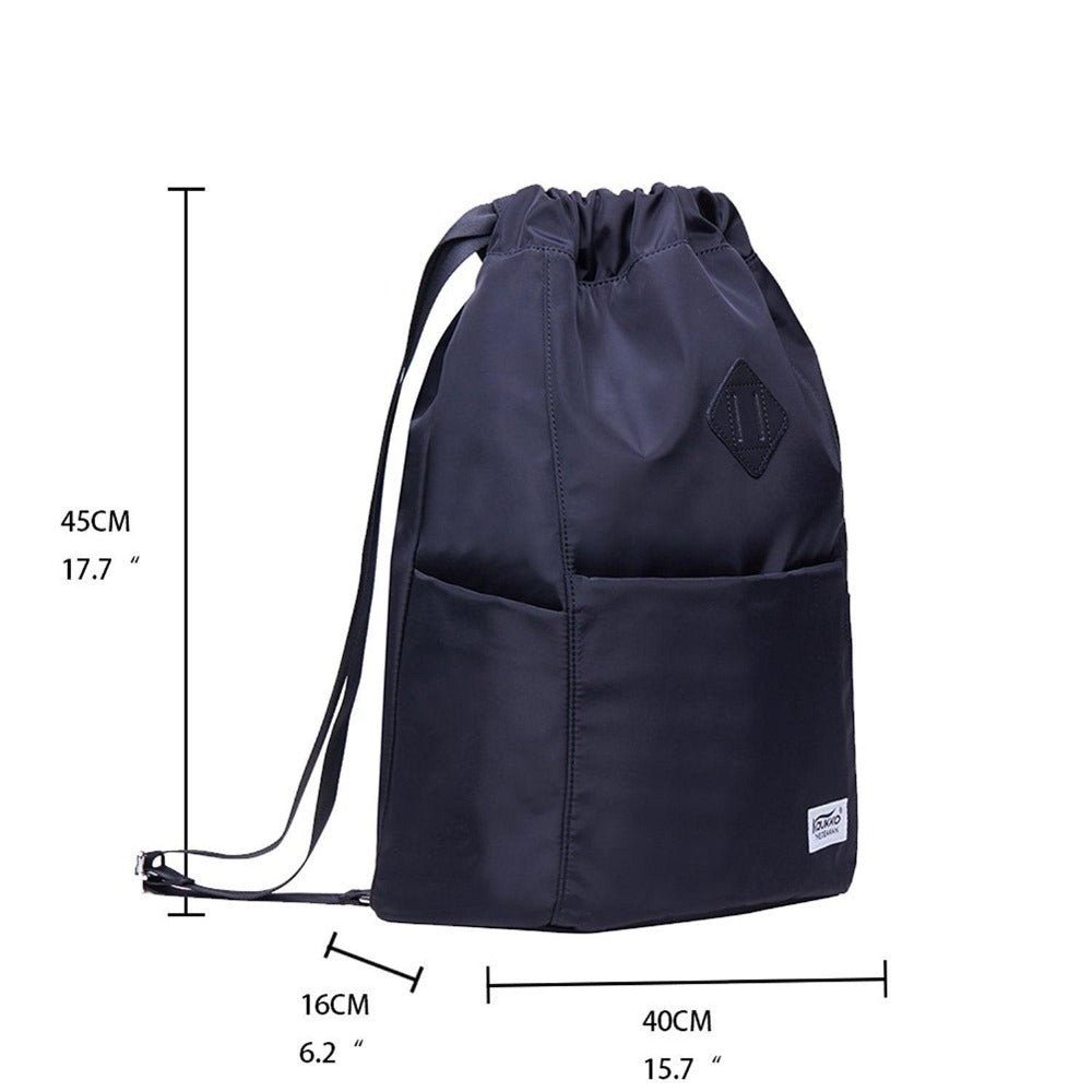 Gym Yoga backpack Shoulder Rucksack for Men and Women ( Black ) - kaukko