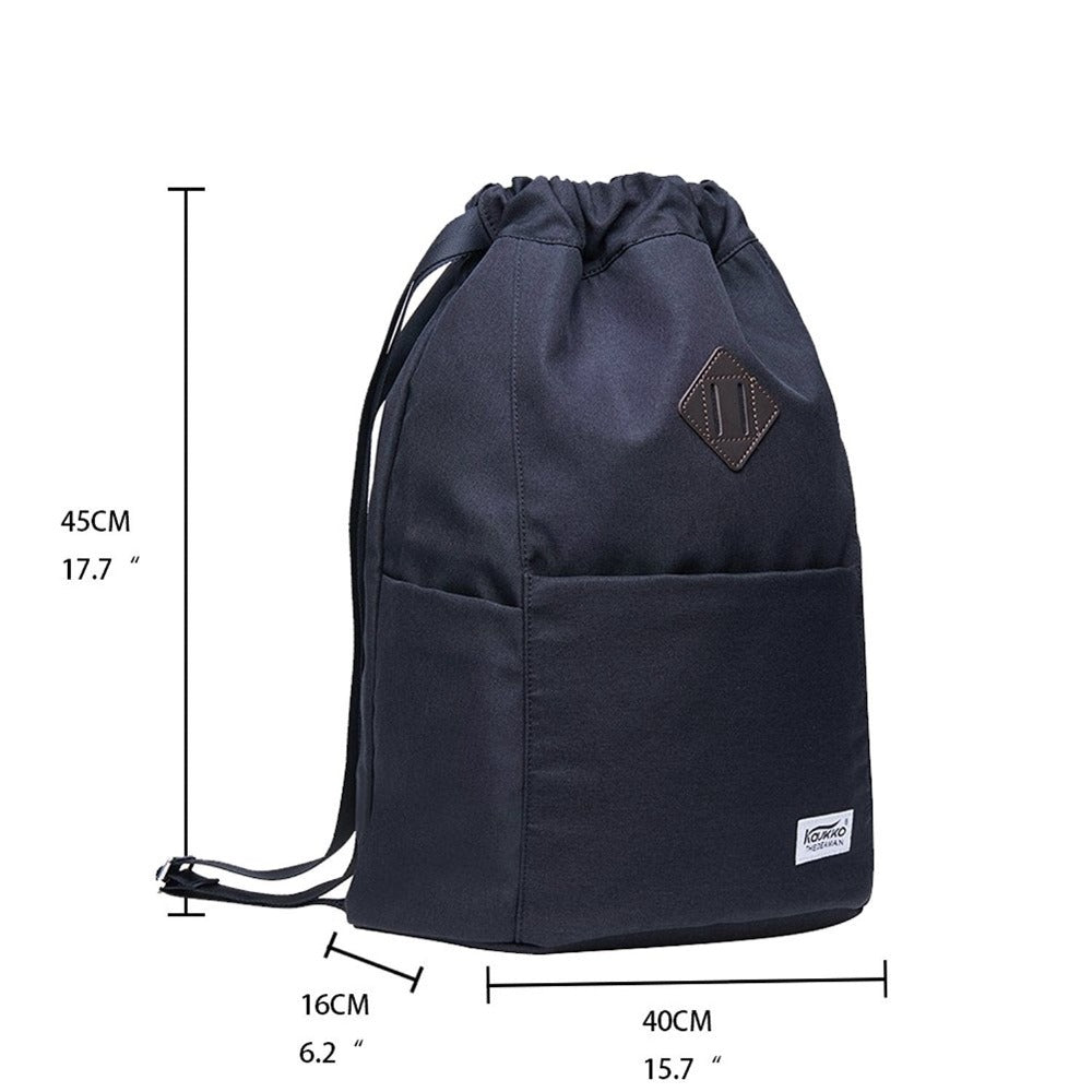 Gym Yoga backpack Shoulder Rucksack for Men and Women ( Black ) - kaukko